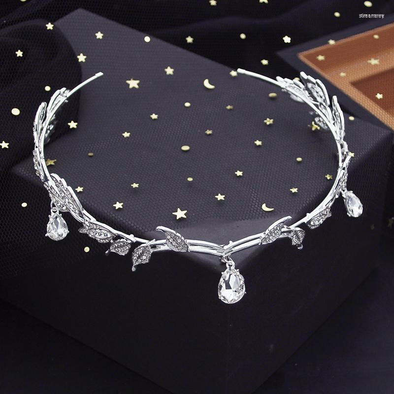 Hair Clips Silver Colors Forehead Ornaments Tiaras Headbands For Women Leaf Crystal Crown Head Hoop Bridal Wedding Jewelry Accessories
Hair Clips Silver Colors Forehead Ornaments Tiaras Headbands For Women Leaf Crystal Crown Head Hoop Bridal Wedding Jewelry Accessories
