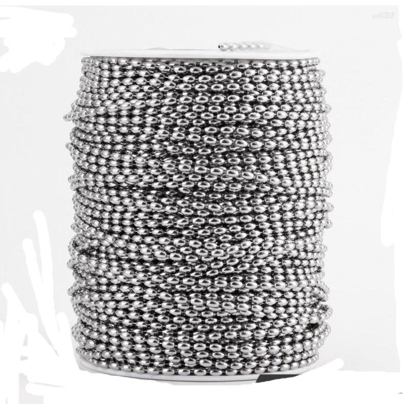 Chains 50/100pcs Dia 1.5/2/2.4mm Beaded Ball Stainless Steel Chain Bulk Jewelry For Necklaces Making Supplies
Chains 50/100pcs Dia 1.5/2/2.4mm Beaded Ball Stainless Steel Chain Bulk Jewelry For Necklaces Making Supplies