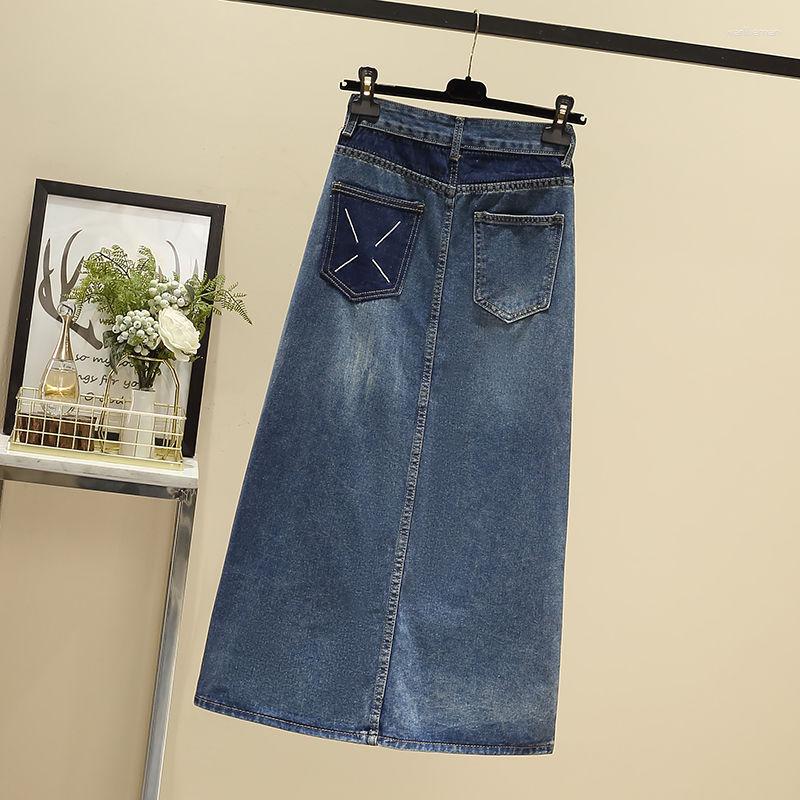 Skirts Mid Length Denim Skirt With Side Slit Elegant Dresses For Women Clothing Japanese Style Lolita Spring 2023 Womens Fashion, Blue
Skirts Mid Length Denim Skirt With Side Slit Elegant Dresses For Women Clothing Japanese Style Lolita Spring 2023 Womens Fashion, Blue