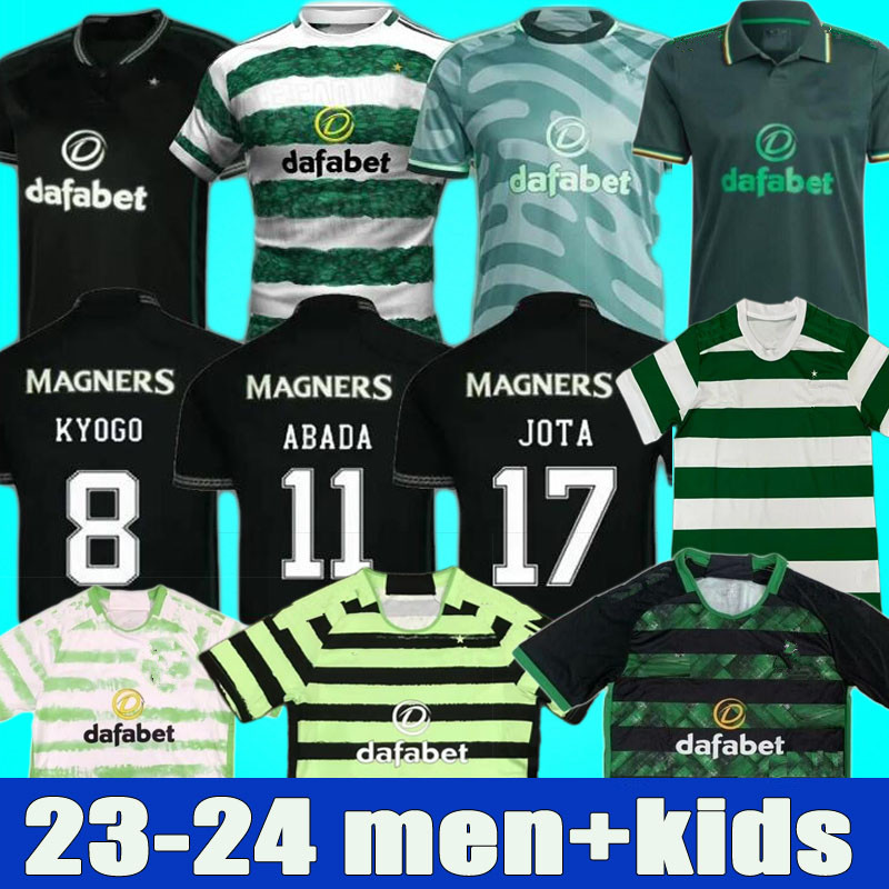 23 24 Celtic soccer jerseys home away third 4th KYOGO JOTA AJETI 23 24 Mens Kids MCGREGOR TURNBULL STARFELT football shirts fans player version special edition, 23-24 3rd+patch
23 24 Celtic soccer jerseys home away third 4th KYOGO JOTA AJETI 23 24 Mens Kids MCGREGOR TURNBULL STARFELT football shirts fans player version special edition, 23-24 3rd+patch