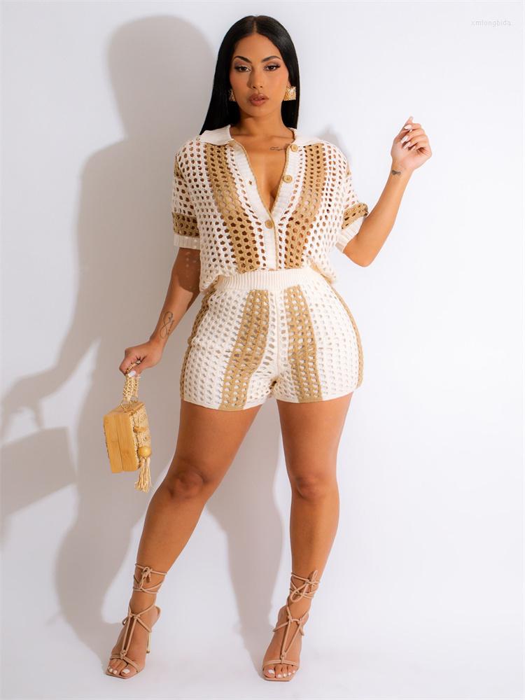 Women' Two Piece Pants JRRY Sexy Women Knitted Set Turn Down Collar Buttons Top Crochet Pieces Short Sleeves Crocheted Beach, Black
Women' Two Piece Pants JRRY Sexy Women Knitted Set Turn Down Collar Buttons Top Crochet Pieces Short Sleeves Crocheted Beach, Black