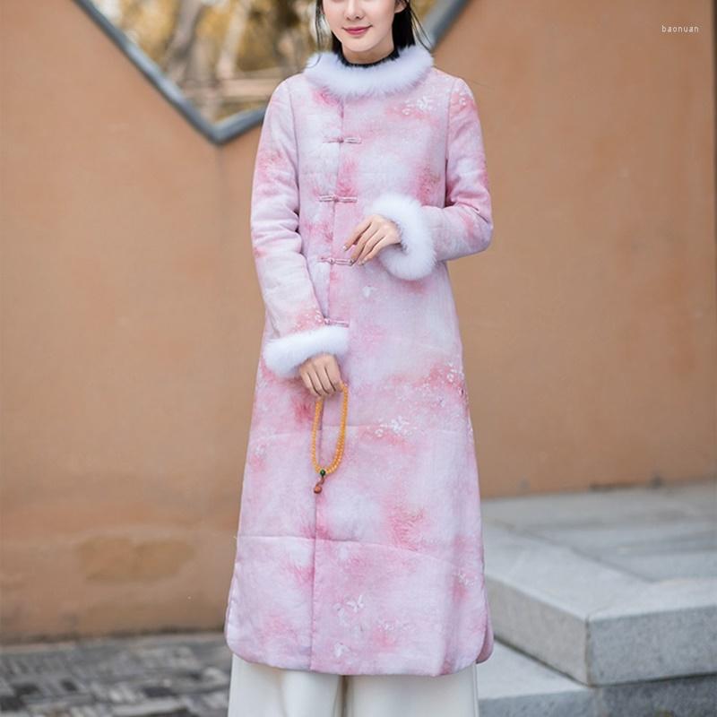 Ethnic Clothing Women Cheongsam Dress Jacket Chinese Style Year Celebration Party Qipao Flower Fleece Cotton 11693
Ethnic Clothing Women Cheongsam Dress Jacket Chinese Style Year Celebration Party Qipao Flower Fleece Cotton 11693