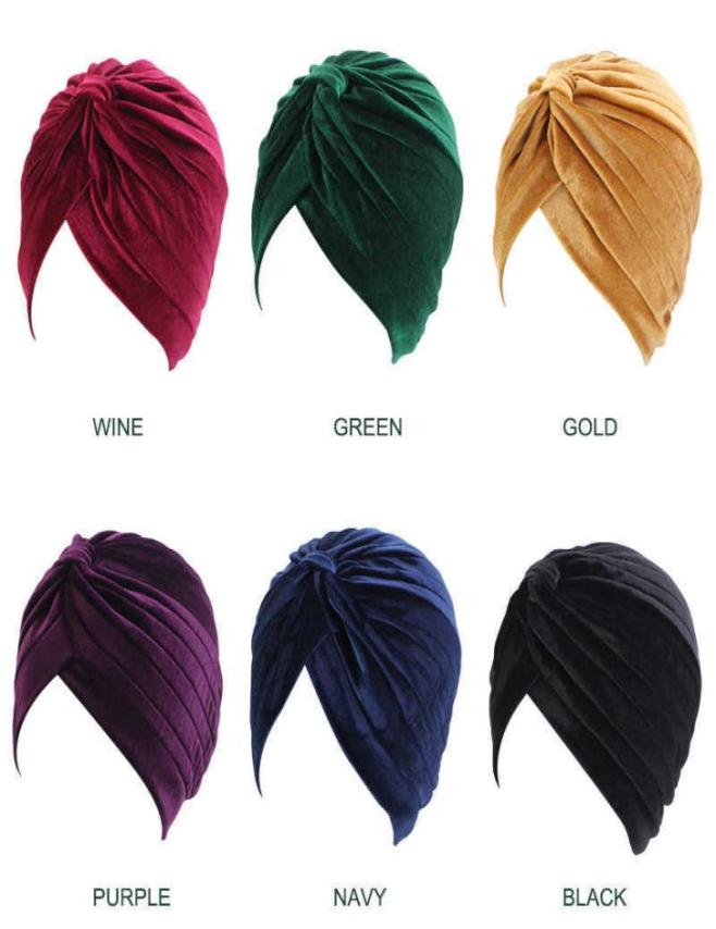 New Fashion Muslim Stretch VelvetSilk Cross Turban Hat Chemo Cap Women Beanies Caps Headwrap Solid Color Hair Accessories X2474014
New Fashion Muslim Stretch VelvetSilk Cross Turban Hat Chemo Cap Women Beanies Caps Headwrap Solid Color Hair Accessories X2474014