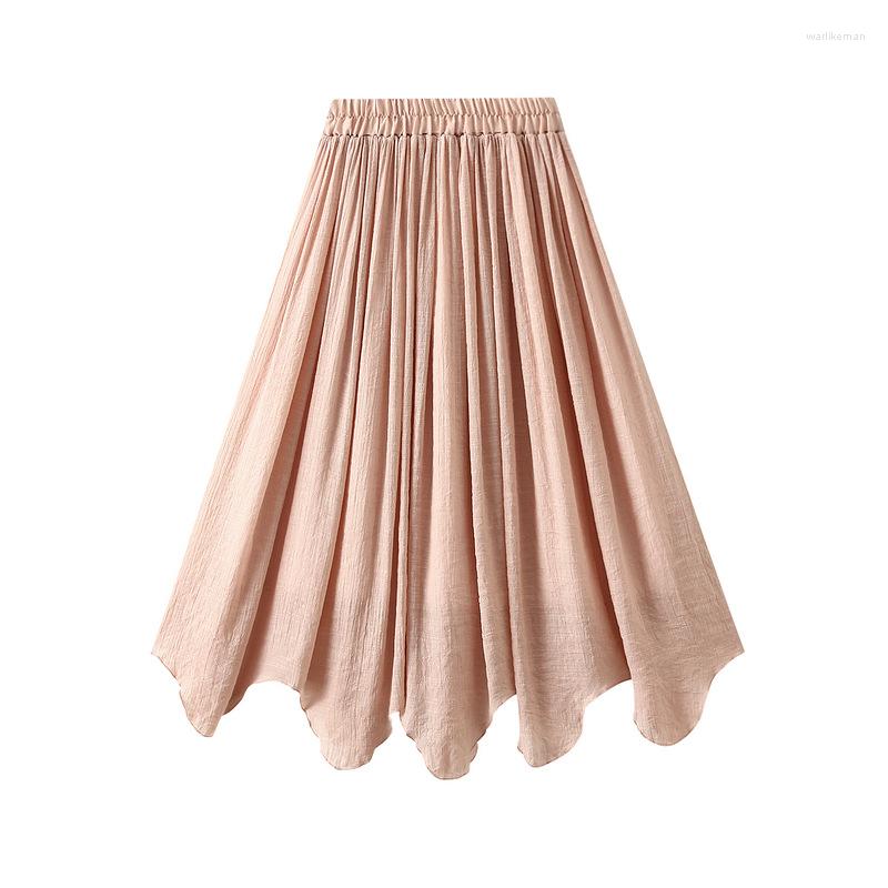 Skirts Summer Women's Slim Cotton A-line High Waist Irregular Large Swing Mid Length Half Dress Princess, Black
Skirts Summer Women's Slim Cotton A-line High Waist Irregular Large Swing Mid Length Half Dress Princess, Black