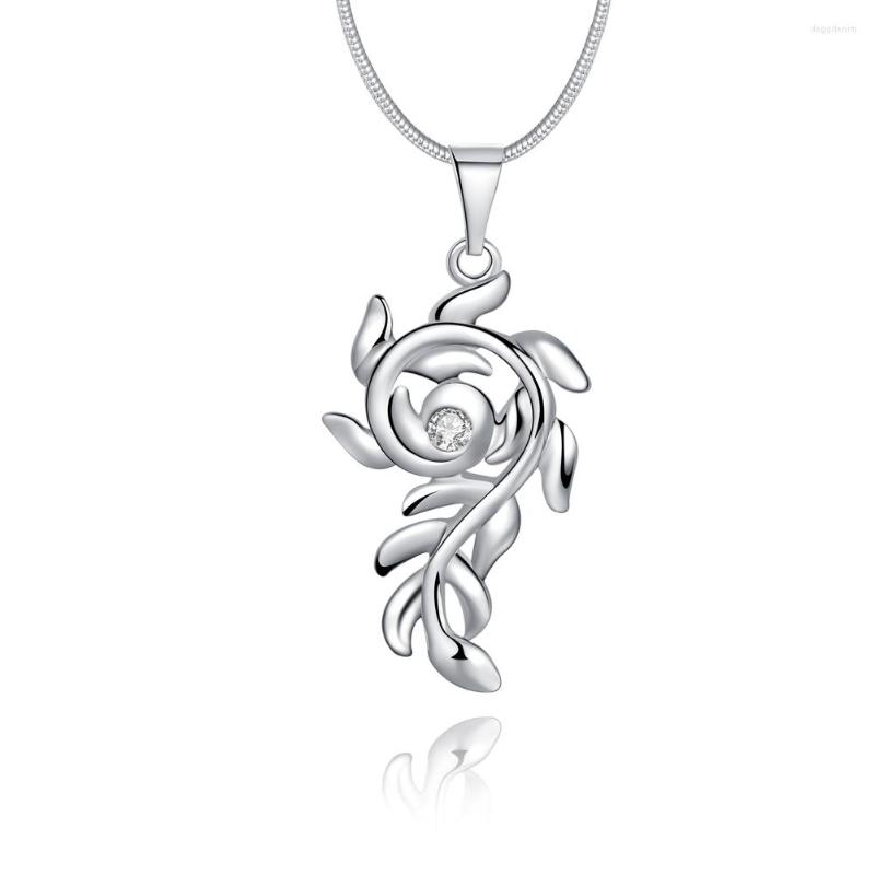 Pendant Necklaces UFOORO Top Quality Creative Olive Branch Design CZ Crystal With Chain For Women Silver Plated Luxlry Jewelry
Pendant Necklaces UFOORO Top Quality Creative Olive Branch Design CZ Crystal With Chain For Women Silver Plated Luxlry Jewelry