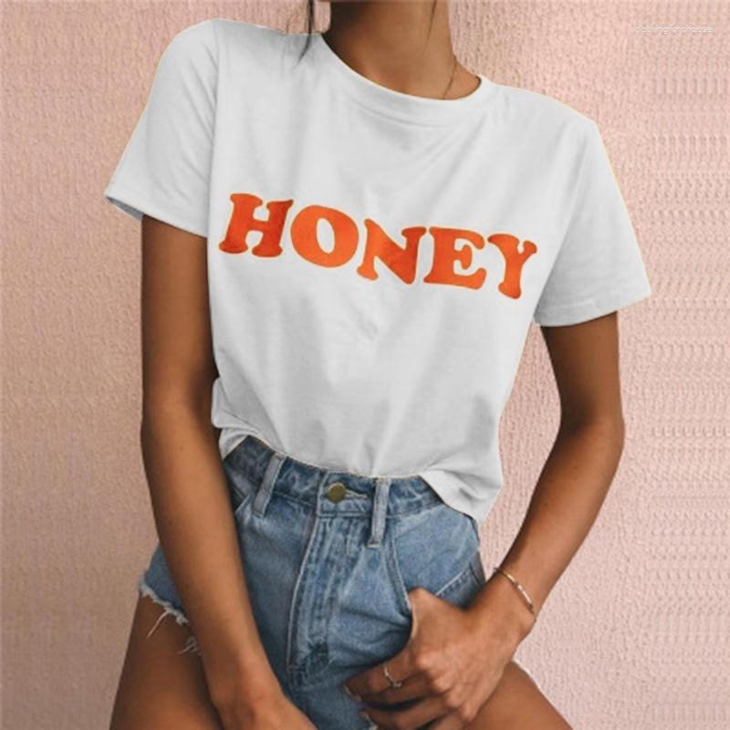 Women' T Shirts Grunge Aesthetic Short Sleeve Tee Party Tops HONEY T-shirt 90s Women Shirt Summer Female, White
Women' T Shirts Grunge Aesthetic Short Sleeve Tee Party Tops HONEY T-shirt 90s Women Shirt Summer Female, White