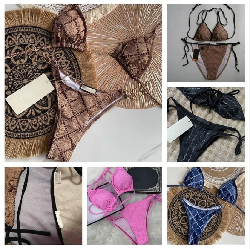2023 Designer Bikini Swim Suit Women Sexy Swimsuit Ladies Backless Split Letter Multicolors Summer Time Beach Bathing suits Wind Swimwear
2023 Designer Bikini Swim Suit Women Sexy Swimsuit Ladies Backless Split Letter Multicolors Summer Time Beach Bathing suits Wind Swimwear