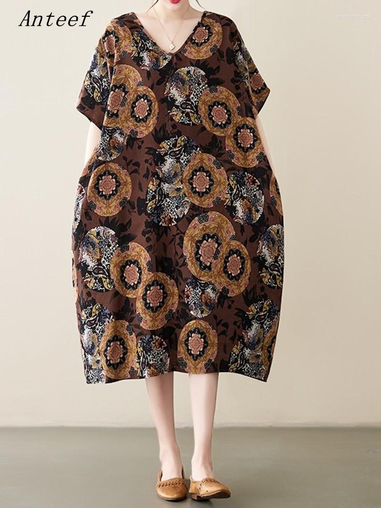 Party Dresses Short Sleeve Oversized Cotton Linen Vintage Floral For Women Casual Loose Long Summer Dress Elegant Clothing 2023, 9146
Party Dresses Short Sleeve Oversized Cotton Linen Vintage Floral For Women Casual Loose Long Summer Dress Elegant Clothing 2023, 9146