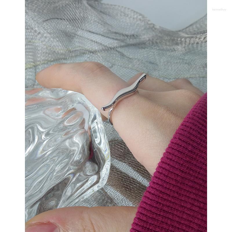 Cluster Rings Elegant Real 925 Sterling Silver Ring Female Finger Accessories Geometric Wave Line Woman's Fine Jewelry 2023
Cluster Rings Elegant Real 925 Sterling Silver Ring Female Finger Accessories Geometric Wave Line Woman's Fine Jewelry 2023