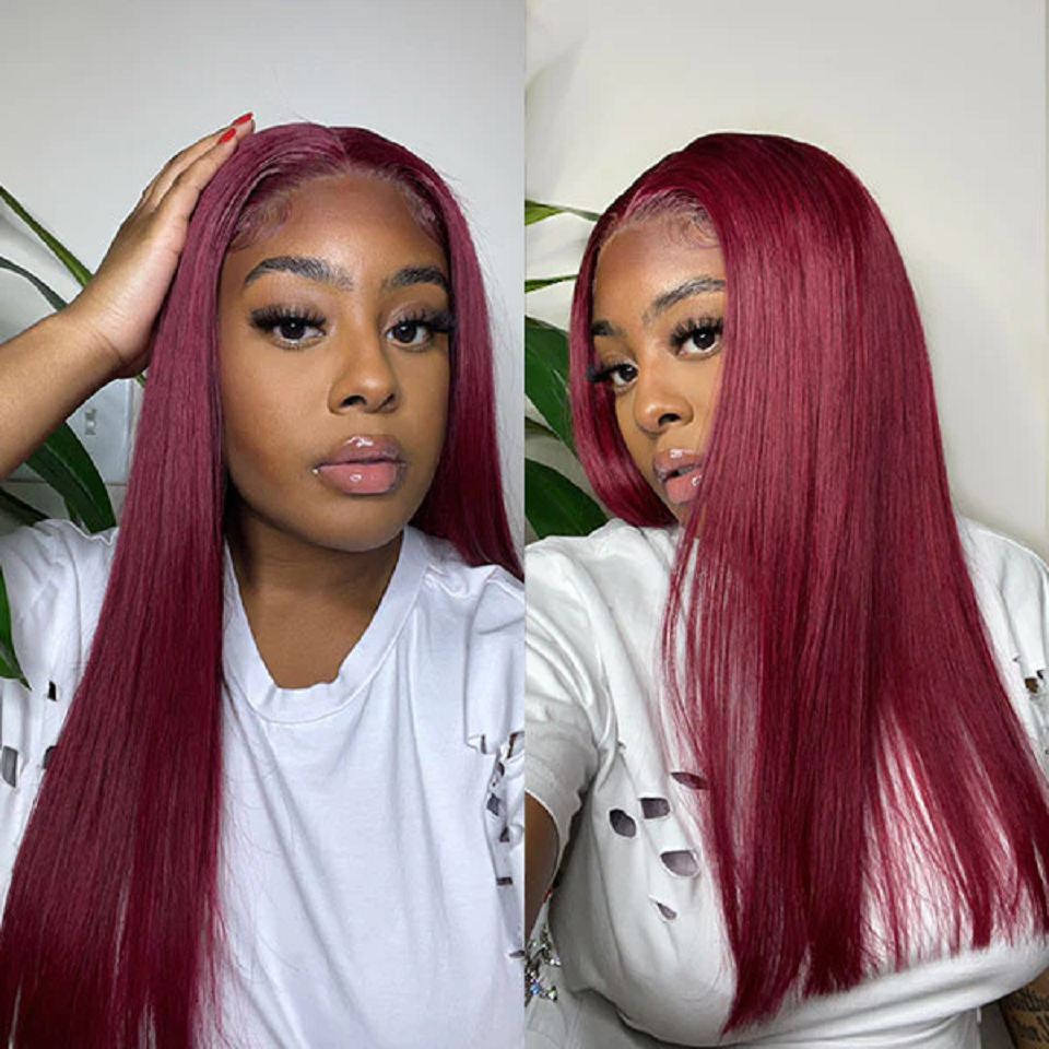 99J Burgundy Straight Lace Front Human Hair Wigs Deep Wave Lace Frontal Wig Wine Red Brazilian Curly Wigs For Women Human Hair
99J Burgundy Straight Lace Front Human Hair Wigs Deep Wave Lace Frontal Wig Wine Red Brazilian Curly Wigs For Women Human Hair