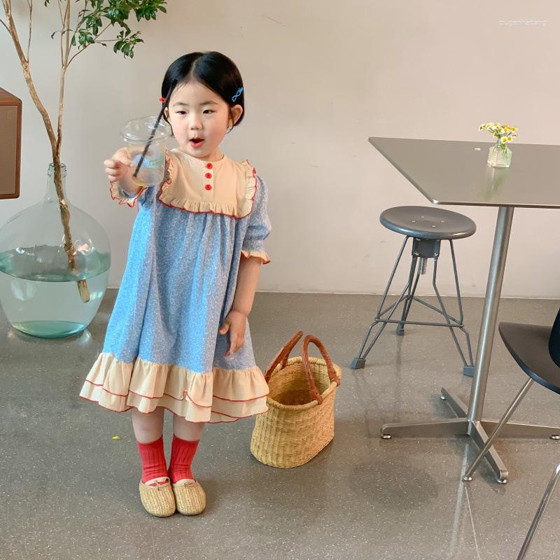 Girl Dresses Girls Sweet Princess Dress Korean Children's Clothing Floral, Light blue
Girl Dresses Girls Sweet Princess Dress Korean Children's Clothing Floral, Light blue