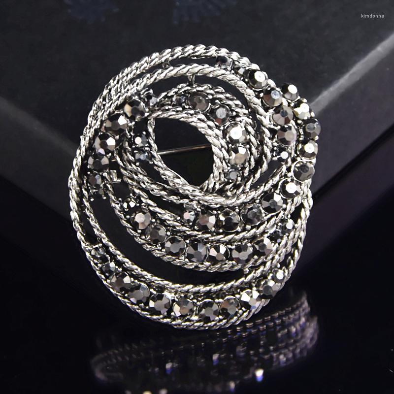 Brooches Vintage Fashion Stunning Black Crystal Rhinestone Wedding Bouquet Brooch For Women Selling Jewelry Pin
Brooches Vintage Fashion Stunning Black Crystal Rhinestone Wedding Bouquet Brooch For Women Selling Jewelry Pin
