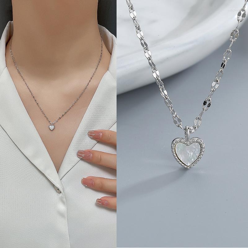 Pendant Necklaces Natural White Mother-of-pearl Peach Heart Necklace Female Temperament Clavicle Chain Fashion Jewelry
Pendant Necklaces Natural White Mother-of-pearl Peach Heart Necklace Female Temperament Clavicle Chain Fashion Jewelry