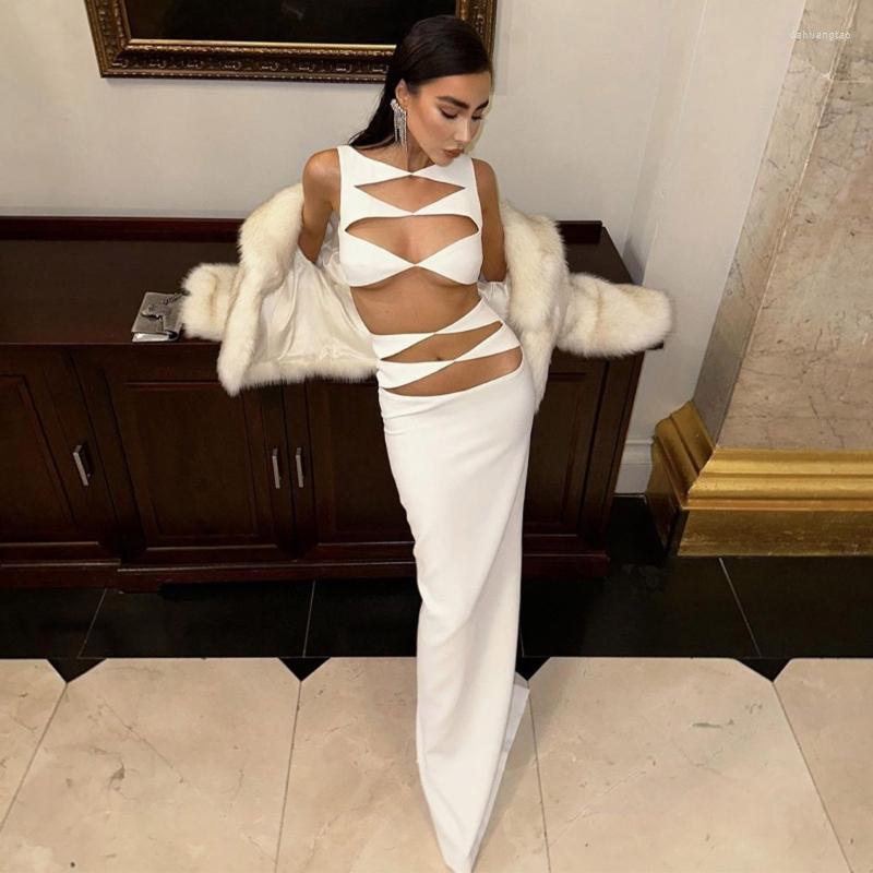 Casual Dresses Sexy V-Neck Dress Bodycon Tanks Sleeveless Solid Color Hollows Insgram Style Clothing For Women, White
Casual Dresses Sexy V-Neck Dress Bodycon Tanks Sleeveless Solid Color Hollows Insgram Style Clothing For Women, White