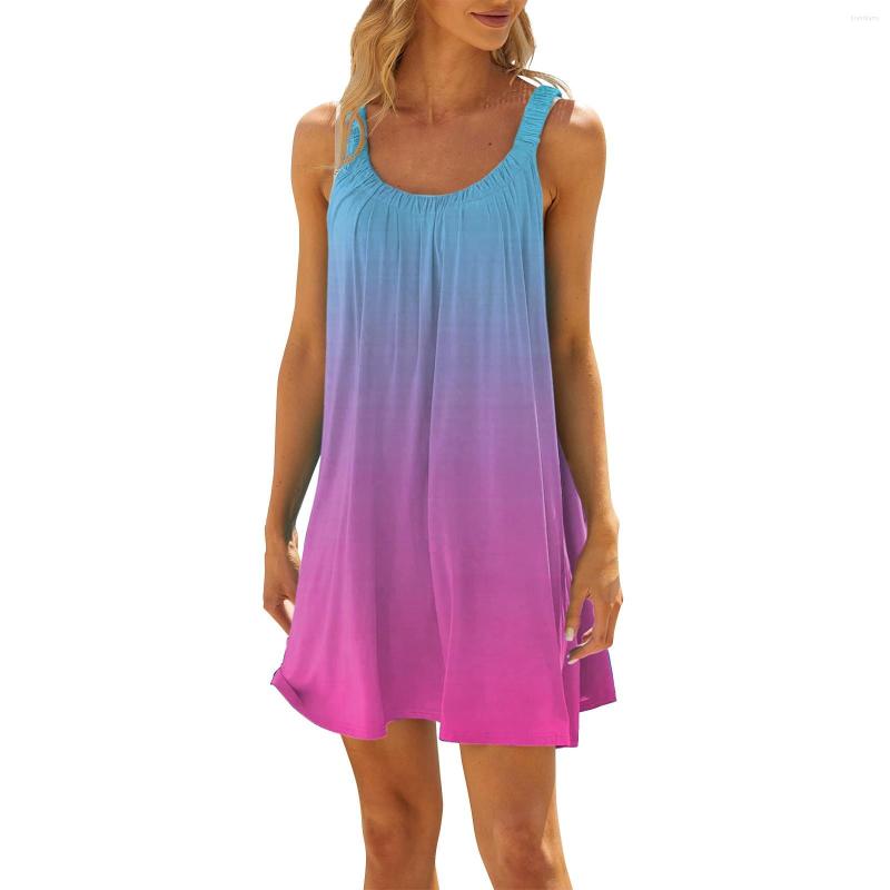 Casual Dresses 2023 Women Large Size Vintage Bohemian Summer Sleeveless Pullover Dress Gradient Print Hollow Out Midi, Blue
Casual Dresses 2023 Women Large Size Vintage Bohemian Summer Sleeveless Pullover Dress Gradient Print Hollow Out Midi, Blue