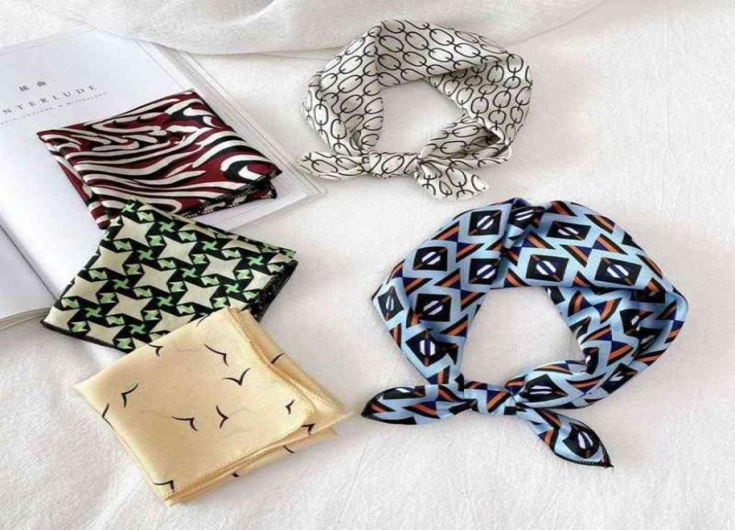 Women Elegant 48cm Silk Square Scarf Small Vintage Skinny Headscarf Head Neck Kerchief Satin Female Bandana Shawl Accessories Y2209507377
Women Elegant 48cm Silk Square Scarf Small Vintage Skinny Headscarf Head Neck Kerchief Satin Female Bandana Shawl Accessories Y2209507377