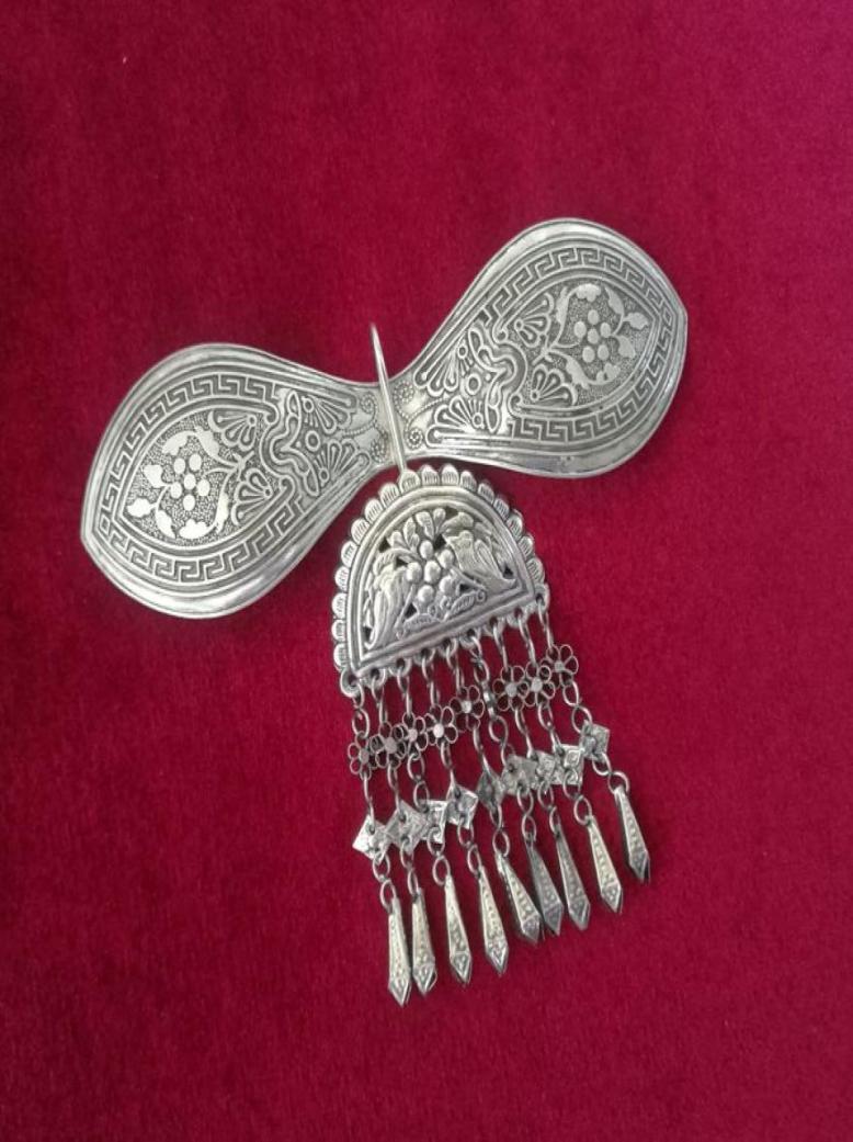 Handmade Miao Silver Antique Style Chinese Style Headdress Tassel Hairpin Sub Chinese Clothing Cheongsam Accessories Semicircle Ta6059710
Handmade Miao Silver Antique Style Chinese Style Headdress Tassel Hairpin Sub Chinese Clothing Cheongsam Accessories Semicircle Ta6059710