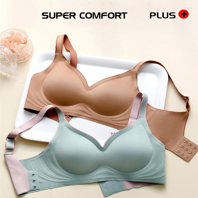 Bras Latex Seamless Comfortable Bra For Women's Underwear Push Up Without Wire Free Plus Size Lingere One Piece Back Closure Bralette, Green
Bras Latex Seamless Comfortable Bra For Women's Underwear Push Up Without Wire Free Plus Size Lingere One Piece Back Closure Bralette, Green