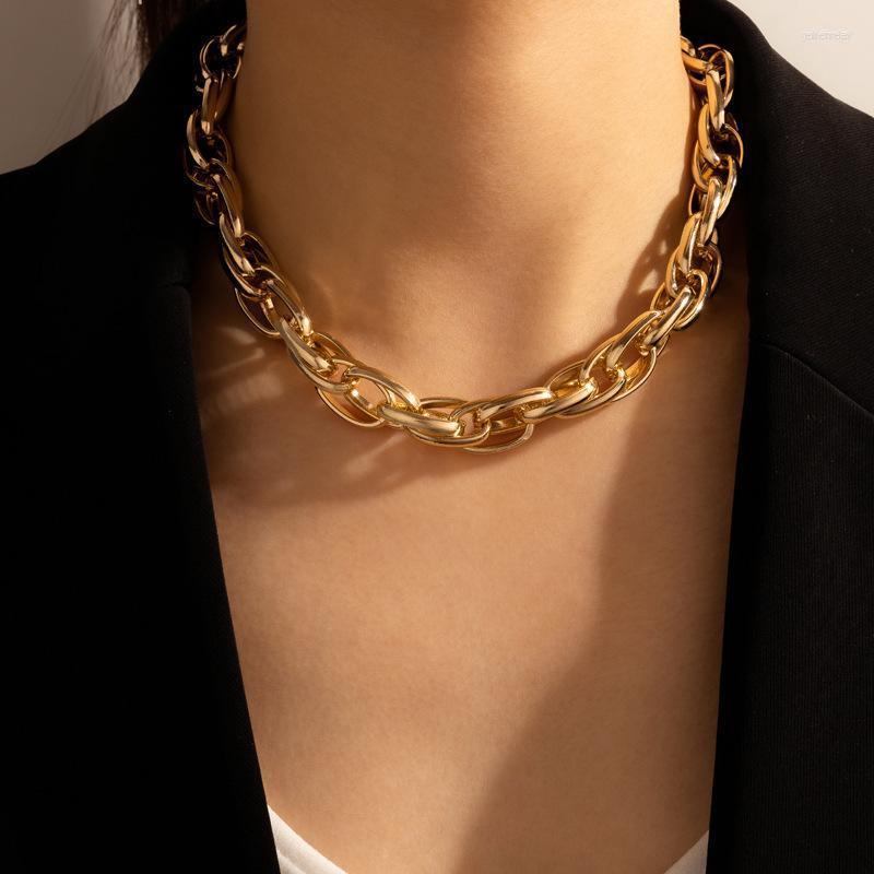 Choker Chokers Punk Gold Color Big Twist Necklaces For Women Vintage Thick Geometric Alloy Collars Clavicle Chian Neck JewelryChokers Gord22
Choker Chokers Punk Gold Color Big Twist Necklaces For Women Vintage Thick Geometric Alloy Collars Clavicle Chian Neck JewelryChokers Gord22