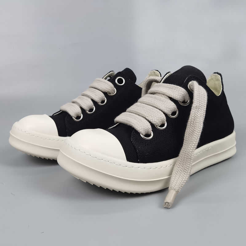 rick RO Shoes Men's New Thick Wide Lace Low Top Shoes Increase Milk Fragrance Thick Sole Casual Board Shoes Women's Four Seasons Versatile Canvas Shoes, Black
rick RO Shoes Men's New Thick Wide Lace Low Top Shoes Increase Milk Fragrance Thick Sole Casual Board Shoes Women's Four Seasons Versatile Canvas Shoes, Black
