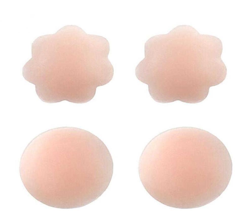 1 Pair Reusable Invisible Self Adhesive Silicone Breast Chest Nipple Cover Bra Pasties Pad Petal Mat Stickers Accessories5239750
1 Pair Reusable Invisible Self Adhesive Silicone Breast Chest Nipple Cover Bra Pasties Pad Petal Mat Stickers Accessories5239750