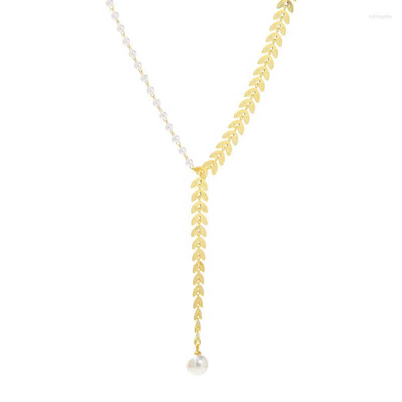 Pendant Necklaces 316L Stainless Steel Temperament Pearl Metal Fishtail Length Adjustable Necklace For Woman
Pendant Necklaces 316L Stainless Steel Temperament Pearl Metal Fishtail Length Adjustable Necklace For Woman