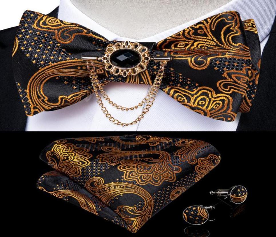 Bow Ties Self Tie Men039s Fashion Gold Paisley Wedding Party Bowtie 100Silk Men Butterfly Hanky Brooch Pin Cufflinks Set DiBan7108512
Bow Ties Self Tie Men039s Fashion Gold Paisley Wedding Party Bowtie 100Silk Men Butterfly Hanky Brooch Pin Cufflinks Set DiBan7108512