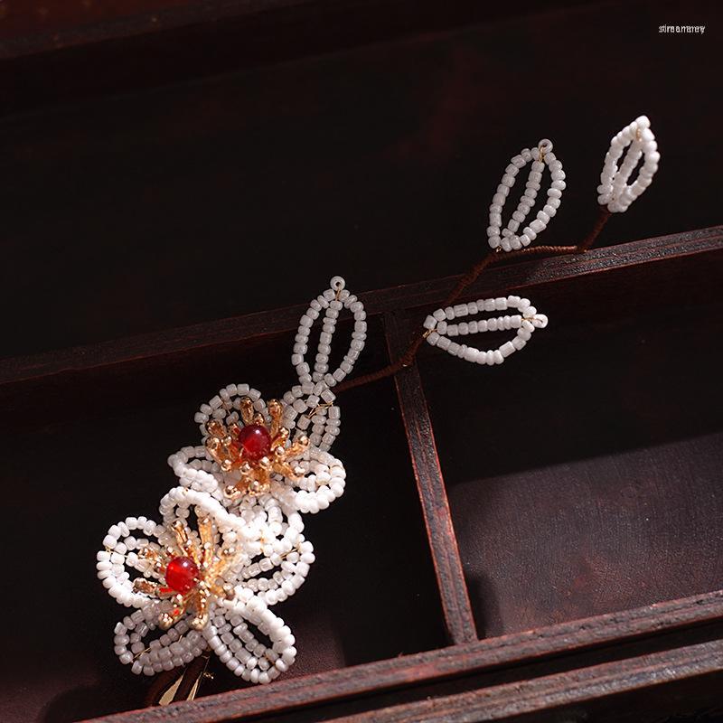 Hair Clips Antique Ornament Soft Rod Hairpin With Beads Flower Crown Embossed After The Diansen
Hair Clips Antique Ornament Soft Rod Hairpin With Beads Flower Crown Embossed After The Diansen