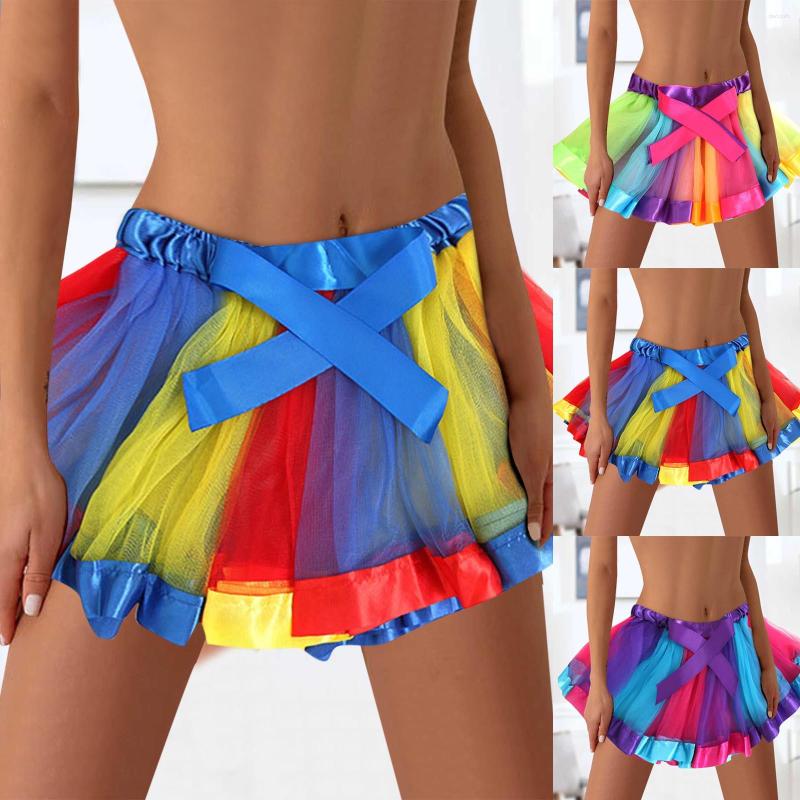 Skirts Womens Rainbow Layered Tutu Dancing 3 Skirt Elastic Adult Short Mini Jean, Multicolor
Skirts Womens Rainbow Layered Tutu Dancing 3 Skirt Elastic Adult Short Mini Jean, Multicolor