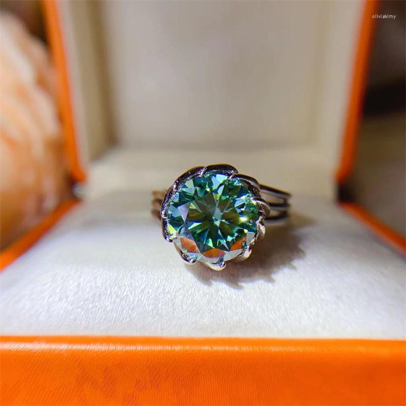 Cluster Rings Woman 3ct 5ct Green Moissanite Diamond Ring Bright Cut 925 Sterling Silver Girl Lovers Propose Be Engaged Fashion Luxury
Cluster Rings Woman 3ct 5ct Green Moissanite Diamond Ring Bright Cut 925 Sterling Silver Girl Lovers Propose Be Engaged Fashion Luxury