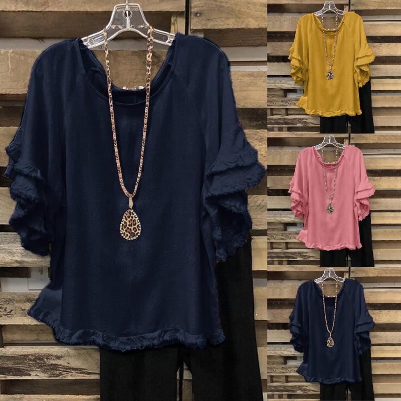 Women's T Shirts Womens Summer Fashion Casual Top O Neck Ruffle Sleeve Loose, Yellow
Women's T Shirts Womens Summer Fashion Casual Top O Neck Ruffle Sleeve Loose, Yellow