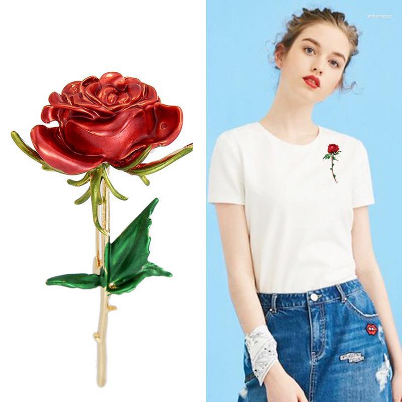 Brooches Retro Women Girls Vintage Fashion Rose Flower Rhinestone Alloy Brooch Clothing Accessories Party Enamel Flowers Pins 
Brooches Retro Women Girls Vintage Fashion Rose Flower Rhinestone Alloy Brooch Clothing Accessories Party Enamel Flowers Pins