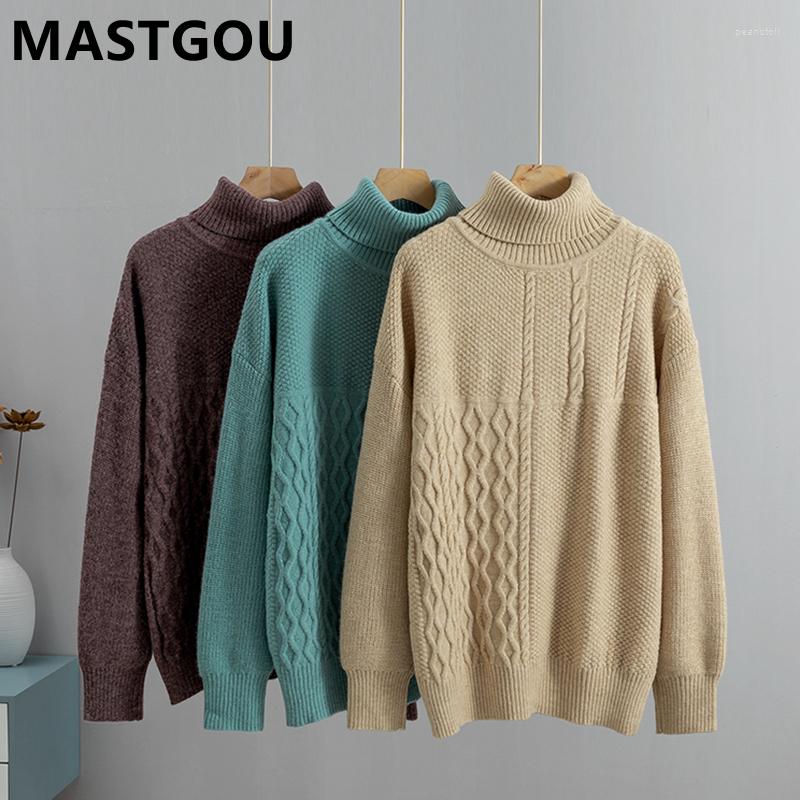 Women's Sweaters MASTGOU OverSized Loose Autumn Winter Women Turtleneck Sweater High Sreet Knitted Warm Top Soft Female Casual Pullovers, Blue
Women's Sweaters MASTGOU OverSized Loose Autumn Winter Women Turtleneck Sweater High Sreet Knitted Warm Top Soft Female Casual Pullovers, Blue
