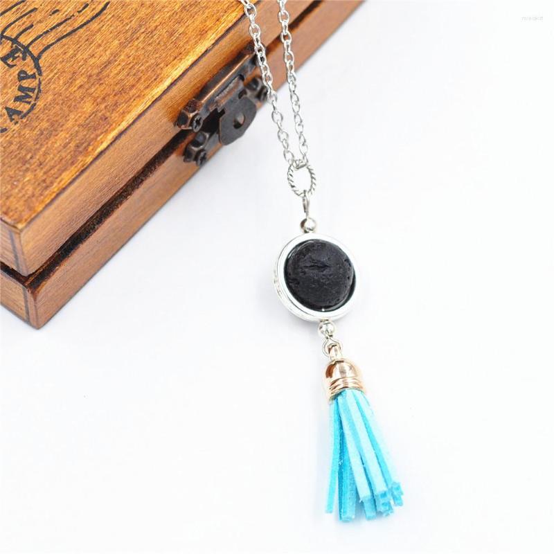 Pendant Necklaces 1pcs) Nature Lava Stone Essential Oil Diffuser Necklace Jewelry Minimalist Taseel
Pendant Necklaces 1pcs) Nature Lava Stone Essential Oil Diffuser Necklace Jewelry Minimalist Taseel