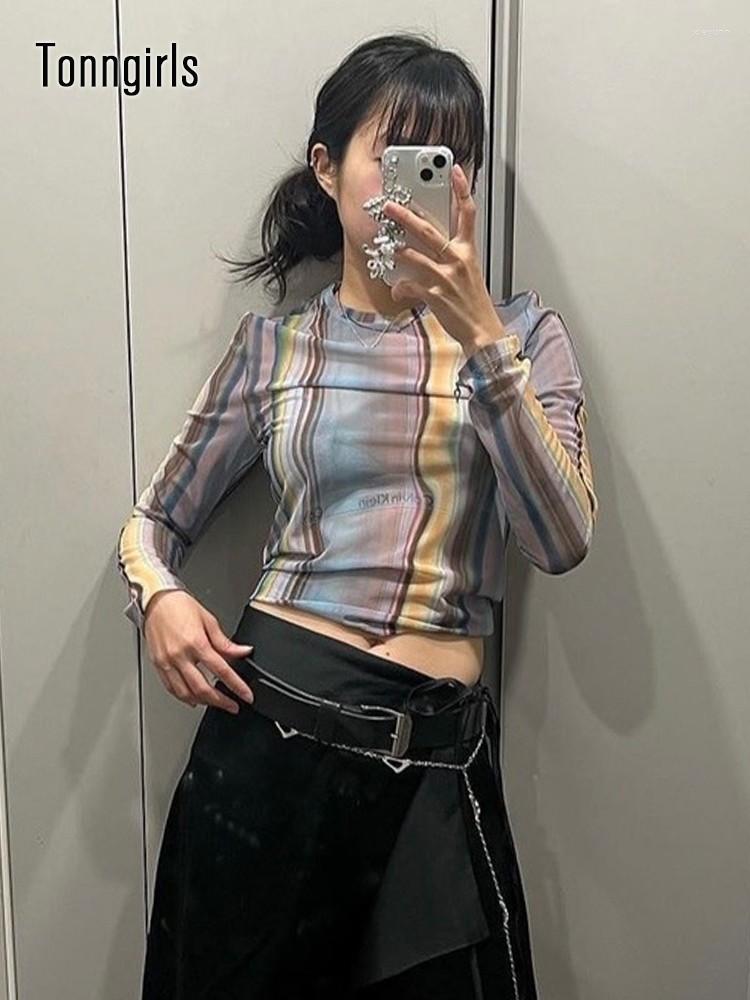 Women's T Shirts Tonngirls Vintage Mesh Tops Women Slim Y2k Crop Streetwear Korean Style Tee Japanese 2000s E Girls See Through, As photo
Women's T Shirts Tonngirls Vintage Mesh Tops Women Slim Y2k Crop Streetwear Korean Style Tee Japanese 2000s E Girls See Through, As photo