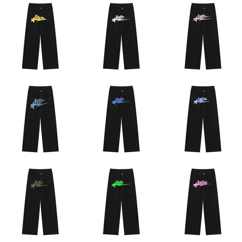 Designer Mens Jeans Long Pant Print Letter Y2k Badfriend Fashion Pants Causal Rock Wide Foot Baggy Trousers3h69
Designer Mens Jeans Long Pant Print Letter Y2k Badfriend Fashion Pants Causal Rock Wide Foot Baggy Trousers3h69