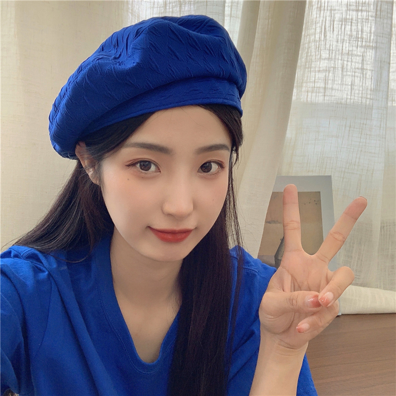 Summer Thin Breathable Berets Hat for Women Japanese Sweet and Wild Retro Texture Bubble Pattern Fashion Korean Painter Caps
Summer Thin Breathable Berets Hat for Women Japanese Sweet and Wild Retro Texture Bubble Pattern Fashion Korean Painter Caps