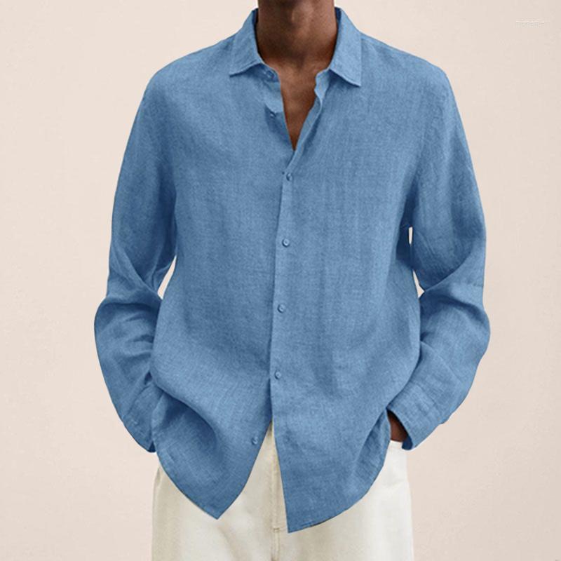 Men's Casual Shirts Spring Men Loose Linen Solid Long Sleeve Turn-Down Collar Button Retro Autumn Shirt For Male Blouse Sexy Tops Wholesale, Purple
Men's Casual Shirts Spring Men Loose Linen Solid Long Sleeve Turn-Down Collar Button Retro Autumn Shirt For Male Blouse Sexy Tops Wholesale, Purple