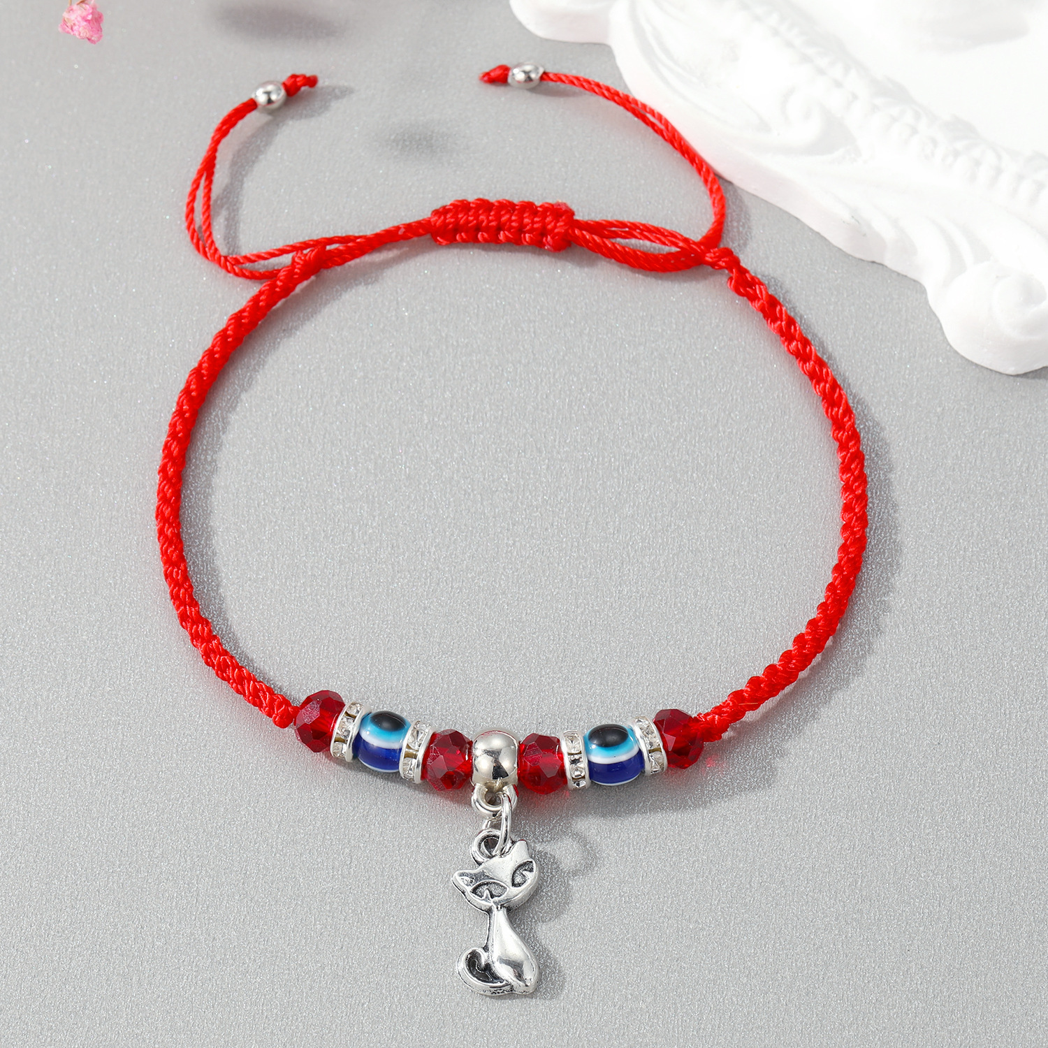 New Popular Red Rope Animal Charm Bracelet Adjustable Bangle Jewelry for Gift