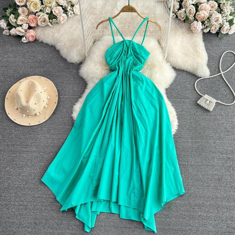 Casual Dresses Summer Beach Backless Slip Dress Women Slash Neck Sleeveless Spaghetti Strap Long Elegant Evening Party, Green
Casual Dresses Summer Beach Backless Slip Dress Women Slash Neck Sleeveless Spaghetti Strap Long Elegant Evening Party, Green
