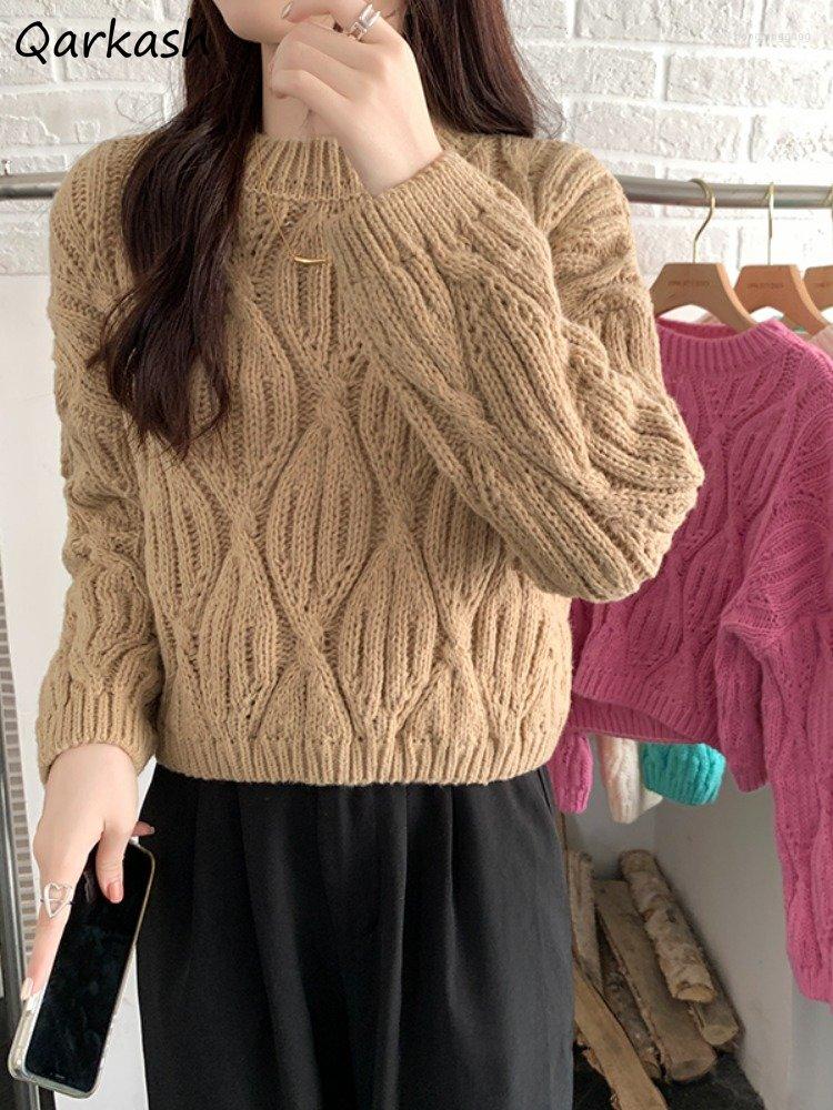 Women's Sweaters Basic Cropped Knit Pullovers Women Simple Solid Loose Leisure Winter Streetwear Harajuku Y2k Students OL All-match, Khaki
Women's Sweaters Basic Cropped Knit Pullovers Women Simple Solid Loose Leisure Winter Streetwear Harajuku Y2k Students OL All-match, Khaki