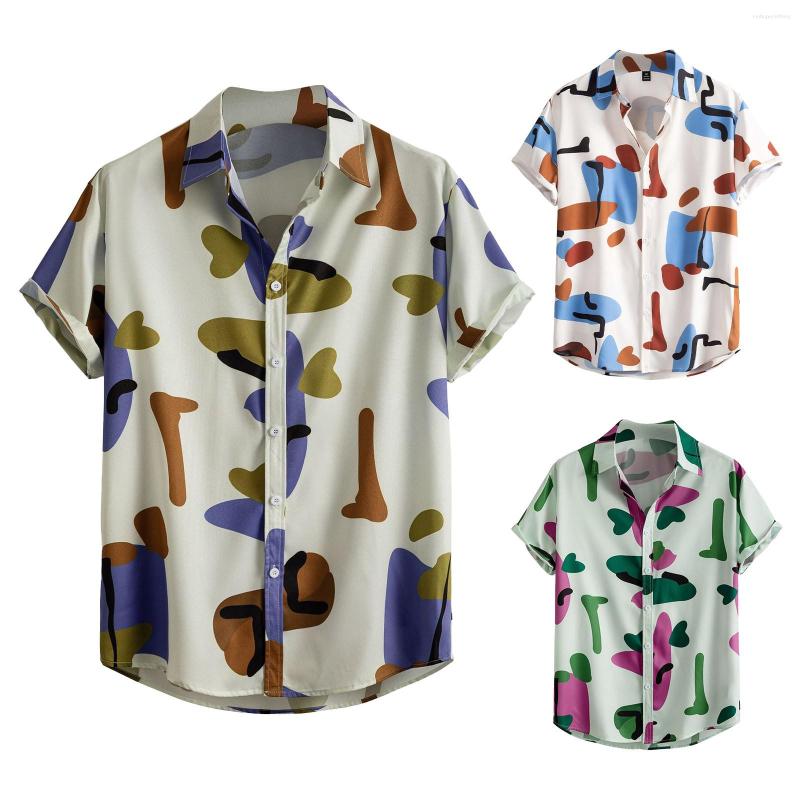 Men's Casual Shirts Summer Blouses 2023 Fashion Spring Short Sleeve Turndown Neck Printed T Clothes For Men, Blue
Men's Casual Shirts Summer Blouses 2023 Fashion Spring Short Sleeve Turndown Neck Printed T Clothes For Men, Blue