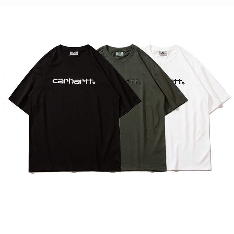 Fashion Men's and Women's T-shirt Tooling Brand Carhart New Classic Cursive Lettering Embroidery Loose Casual Lovers Versatile Short Sleeved Uwb6 6xlq, White
Fashion Men's and Women's T-shirt Tooling Brand Carhart New Classic Cursive Lettering Embroidery Loose Casual Lovers Versatile Short Sleeved Uwb6 6xlq, White