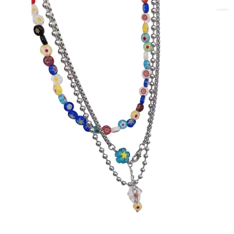 Pendant Necklaces Multi Layer Flower Choker Y2k Jewelry Women Fashion Clavicle Chain Party For Girls 3 PCS
Pendant Necklaces Multi Layer Flower Choker Y2k Jewelry Women Fashion Clavicle Chain Party For Girls 3 PCS