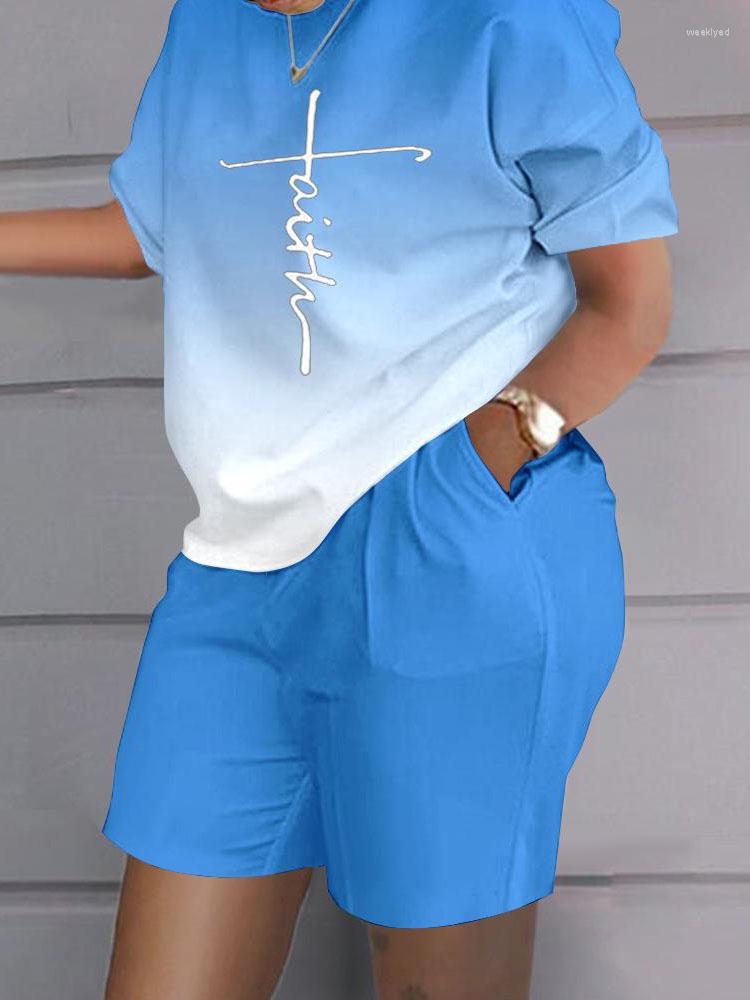 Women' Tracksuits Summer Gradient Color Printed Shorts Suit Women' Short Sleeve Loose Sportswear Fashion Female Home Clothes Two Piece, Black
Women' Tracksuits Summer Gradient Color Printed Shorts Suit Women' Short Sleeve Loose Sportswear Fashion Female Home Clothes Two Piece, Black
