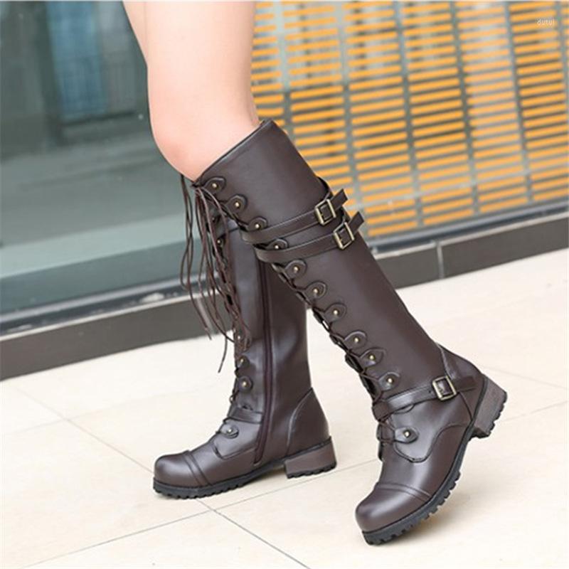 Boots Rome Style Lace Up Knee High Platform Winter Female Shoes Plus Size 35-43 Solid Botas Mujer Fgb789, Black
Boots Rome Style Lace Up Knee High Platform Winter Female Shoes Plus Size 35-43 Solid Botas Mujer Fgb789, Black