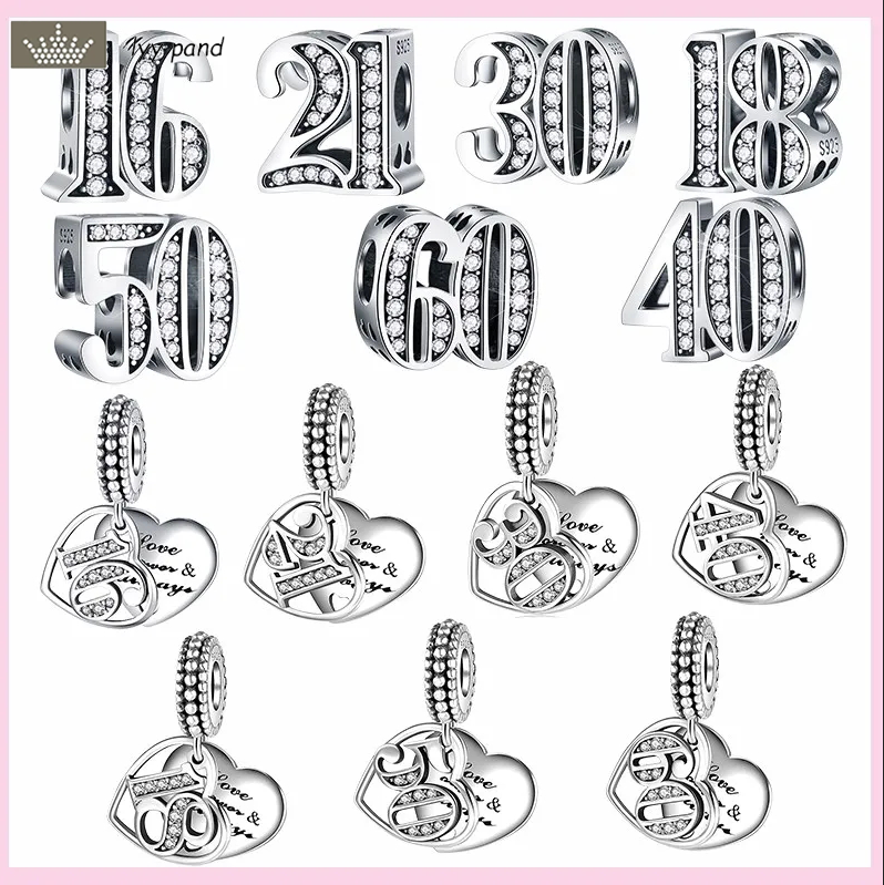 For pandora charms jewelry 925 charm beads accessories Arabic Numerals 16 18 21 30 40 50 Number charm set
For pandora charms jewelry 925 charm beads accessories Arabic Numerals 16 18 21 30 40 50 Number charm set
