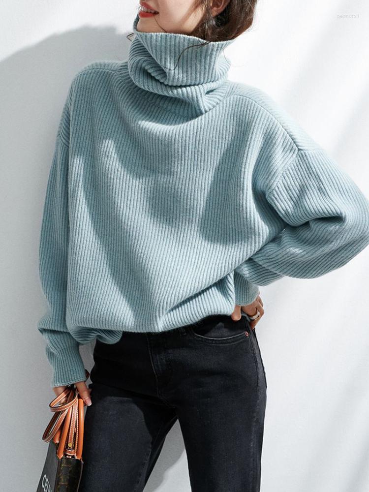 Women' Sweaters Basic Autumn Winter Warm Cashmere Turtleneck For Women Casual Soild Loose Oversize Soft Knitted Pullovers Pull Femme, Green
Women' Sweaters Basic Autumn Winter Warm Cashmere Turtleneck For Women Casual Soild Loose Oversize Soft Knitted Pullovers Pull Femme, Green