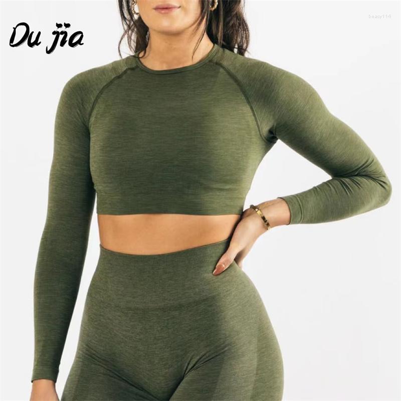 Active Shirts 2023 Seamless Workout Gym Training Long Sleeve Sports T-shirts Women Athletic Crop Sport Shirt Sportswear Yoga Clothes, Coffee
Active Shirts 2023 Seamless Workout Gym Training Long Sleeve Sports T-shirts Women Athletic Crop Sport Shirt Sportswear Yoga Clothes, Coffee