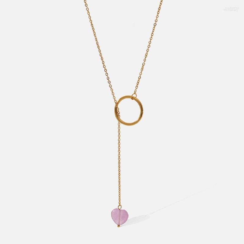Pendant Necklaces Opal Stainless Steel Necklace For Women 18K Real Gold Plated Water Resistant Fading Fashion Ladies Jewelry Wholesale
Pendant Necklaces Opal Stainless Steel Necklace For Women 18K Real Gold Plated Water Resistant Fading Fashion Ladies Jewelry Wholesale